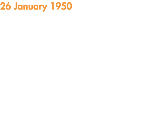 26 January 1950 The Constitution came into force  The process took 2 years, 11 months and 18 days  G  V  Mavlankar wa   